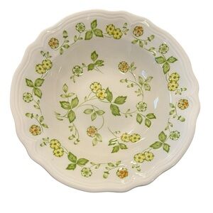 Petite Flora Ironstone Sears Serving Bowl #4009 9.5" Cottagecore Grannycore EUC